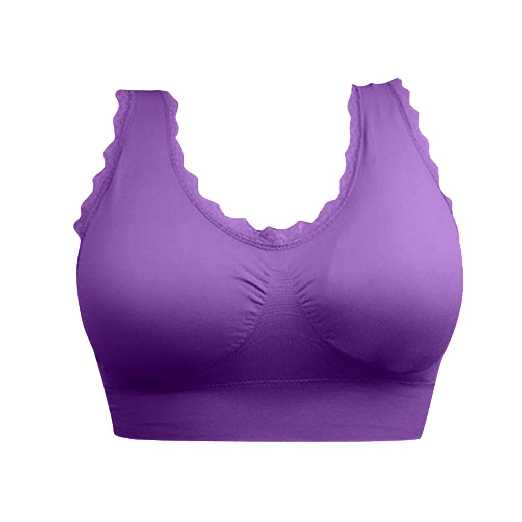High Impact Sports Bras for Women - Seamless Padded Support for Yoga, Running, Gym & Fitness Workouts | Comfortable & Breathable Activewear for High-Intensity Exercise