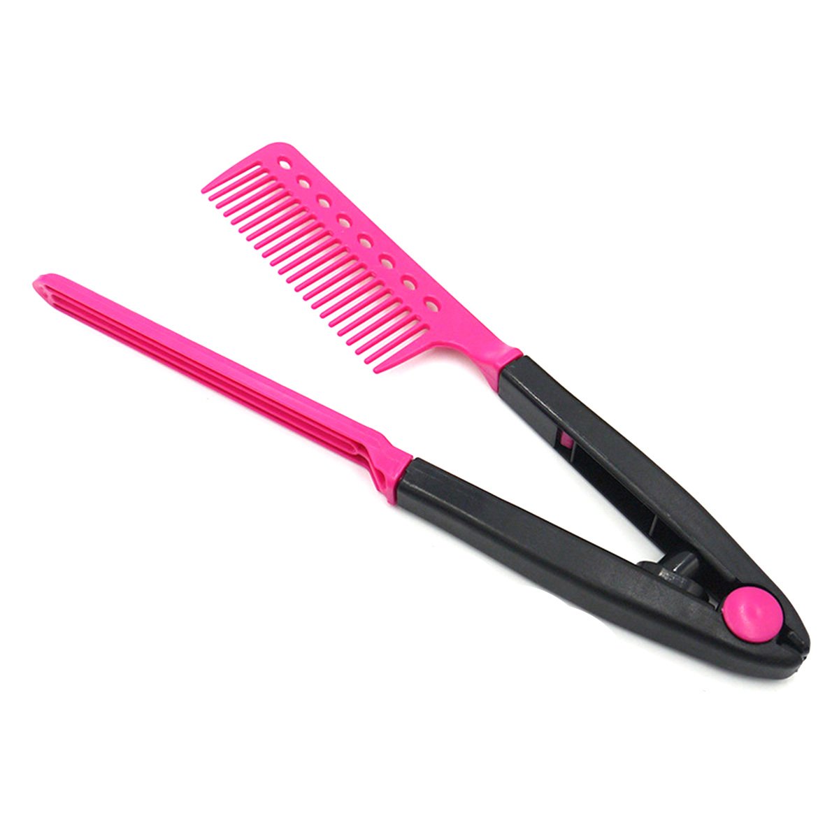 V-Shaped Hair Brush - Professional Styling Tool for Straightening & Detangling Hair - Perfect for Salon, Home Use & Travel