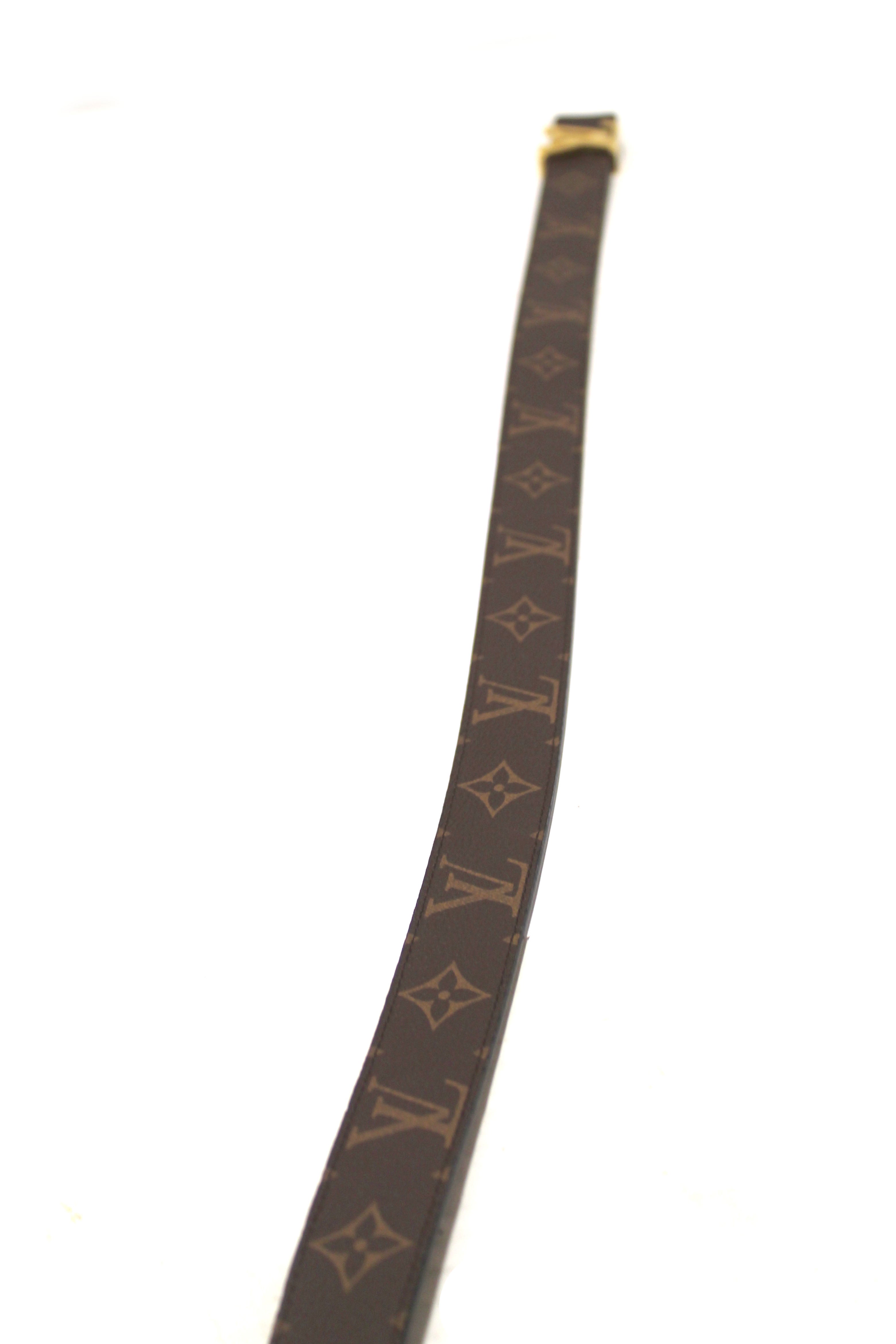 Authentic Louis Vuitton LV Reversible Belt 30MM - Damier Ebene & Black - Size 34 - Luxury Unisex Fashion Accessory for Business, Casual & Formal Occasions