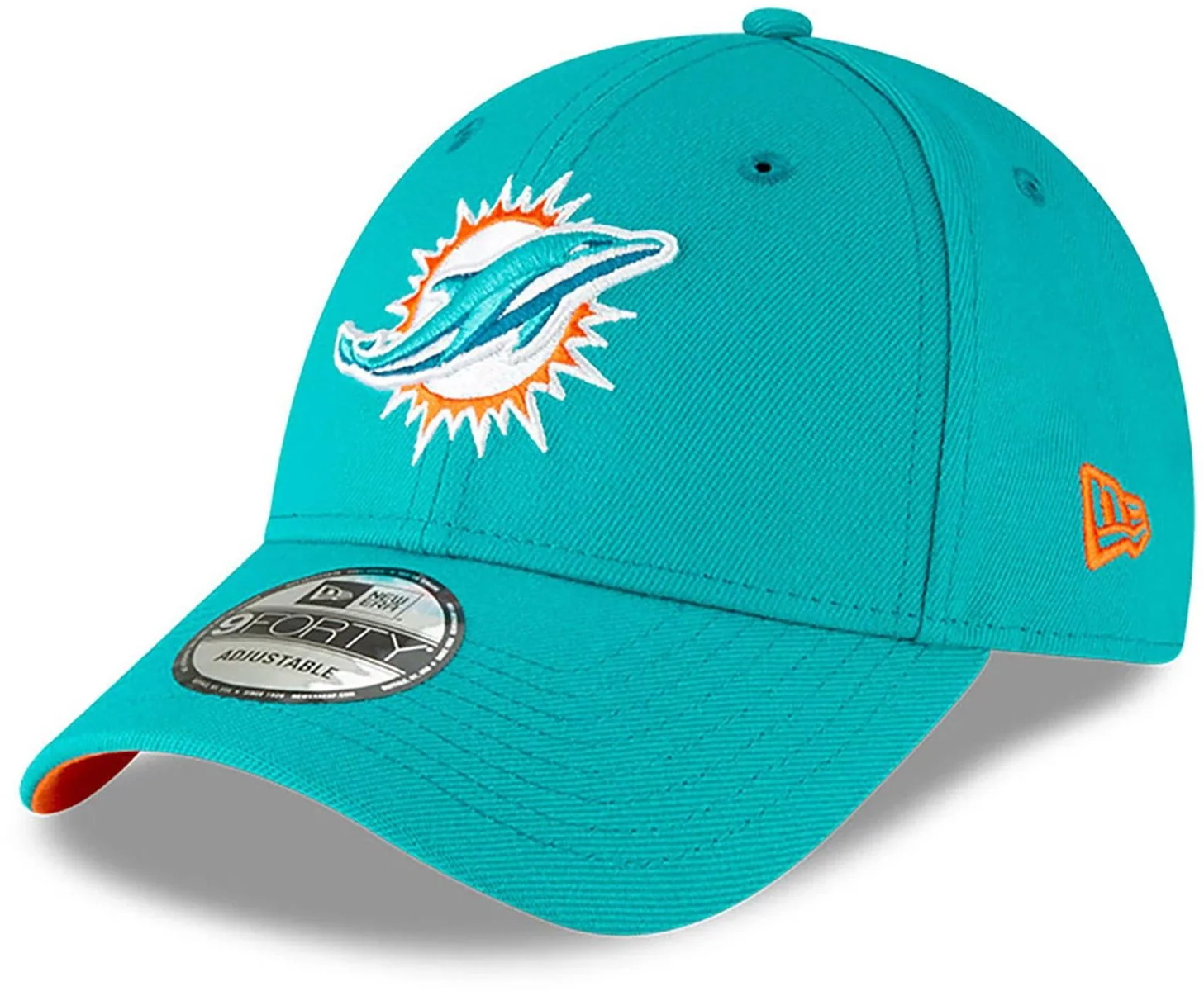 Miami Dolphins NFL Adjustable Cap by New Era 940 - Official Licensed Football Hat for Men & Women - Perfect for Games, Tailgating & Fan Gear