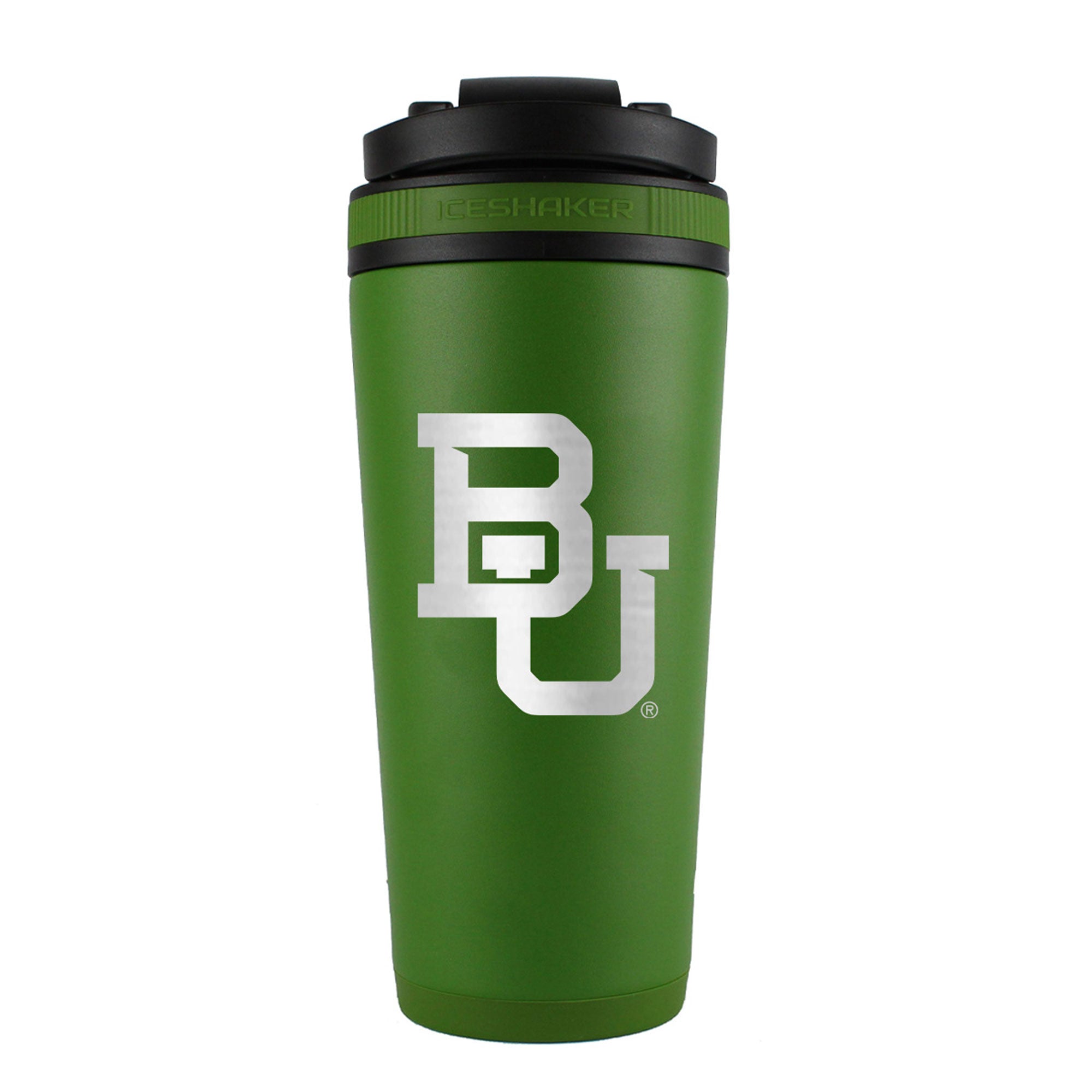 Officially Licensed Baylor University 26oz Insulated Tumbler with Lid & Straw - Green - Perfect for College Students, Gym, Workouts & Outdoor Activities