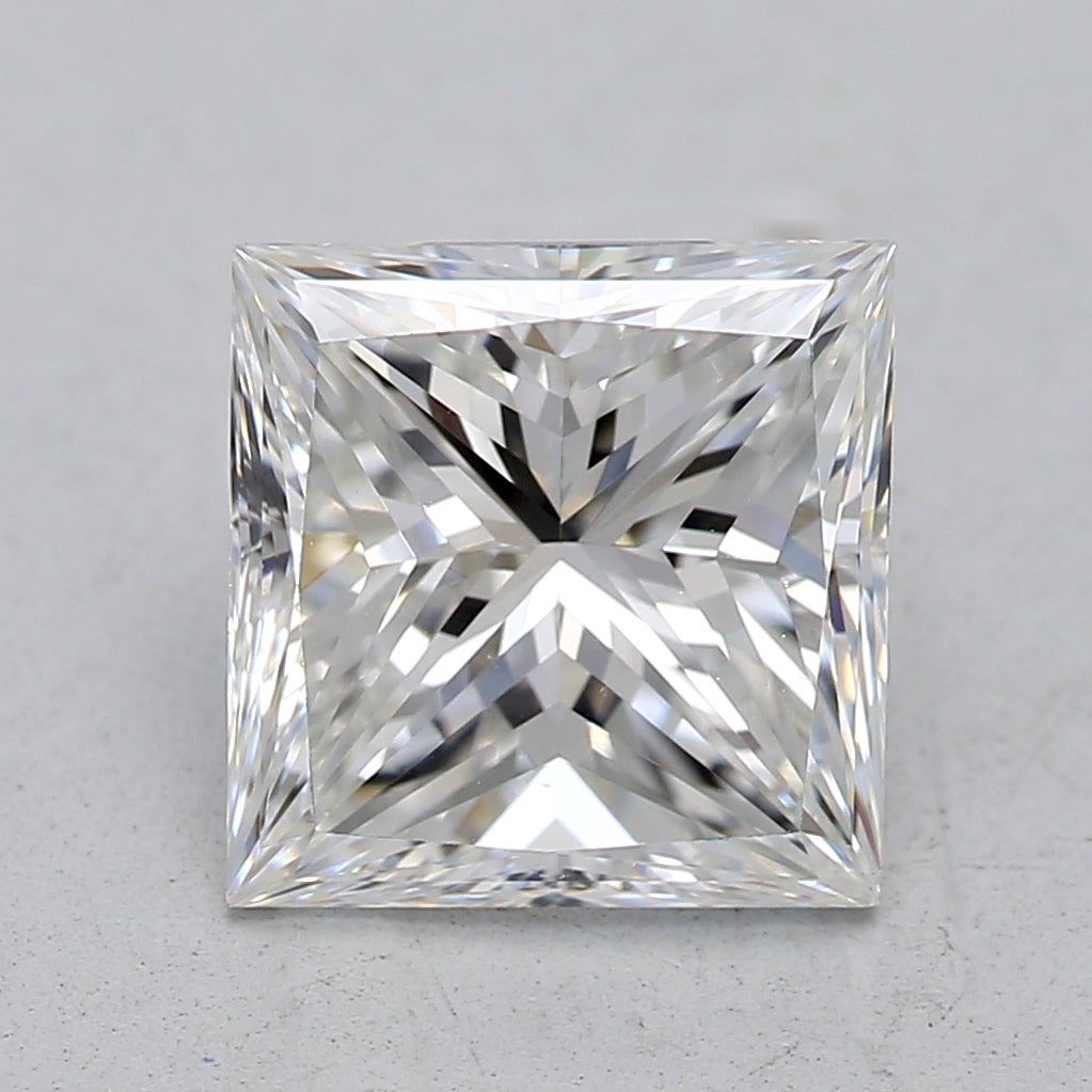 1.01 Carat Princess Cut Diamond Ring - F Color VS2 Clarity - Elegant Engagement & Wedding Jewelry for Women