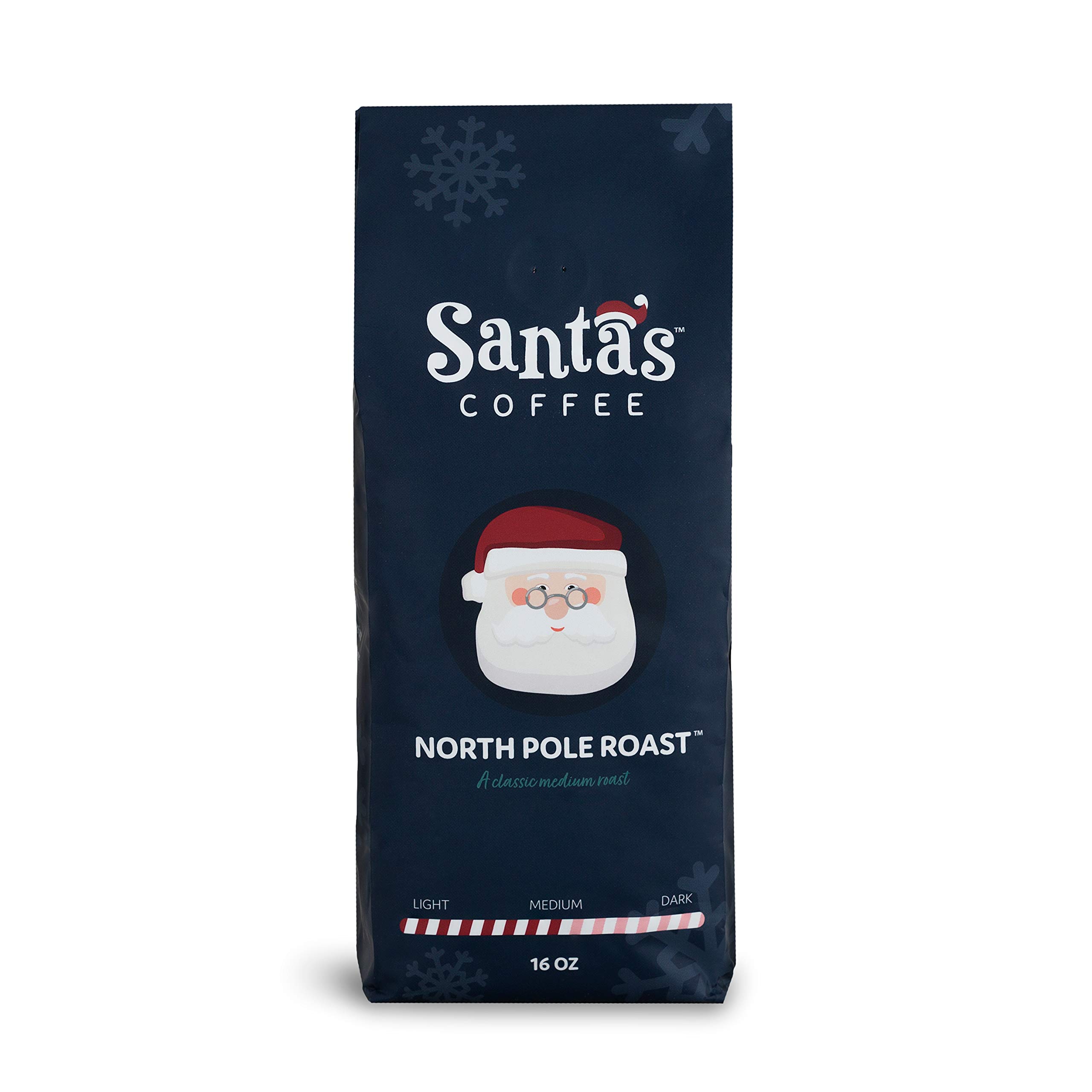Santa's Coffee: Premium Medium Roast Ground Coffee from the North Pole - Perfect for Holiday Gifts & Cozy Winter Mornings