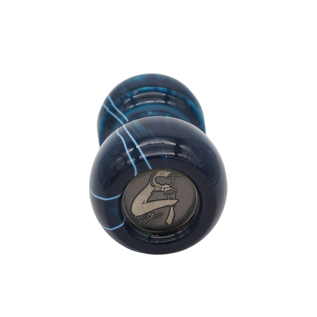 Premium Handcrafted Ocean Waves Shaving Brush Handle - Fits 24mm, 25mm, 26mm Knots - Perfect for Wet Shaving & Grooming Gifts