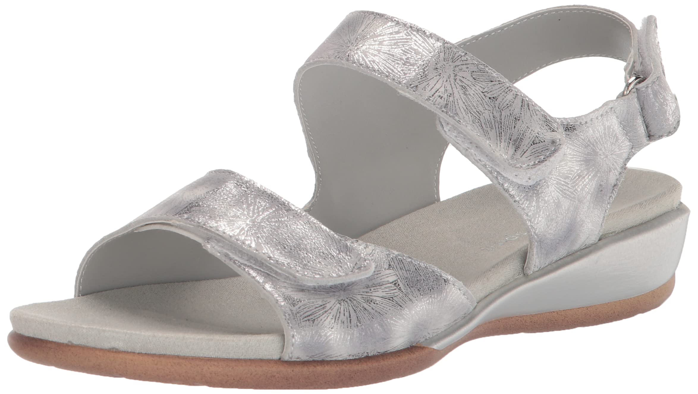 Easy Spirit Women's Comfortable Flat Sandals - Lightweight & Supportive for Walking, Travel, and Everyday Wear