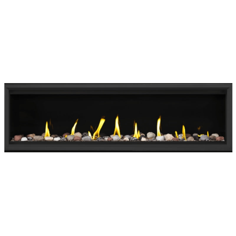 Napoleon Vector 62 Linear Direct Vent Gas Fireplace - LV62N | Modern Home Heating Solution for Living Rooms & Patios