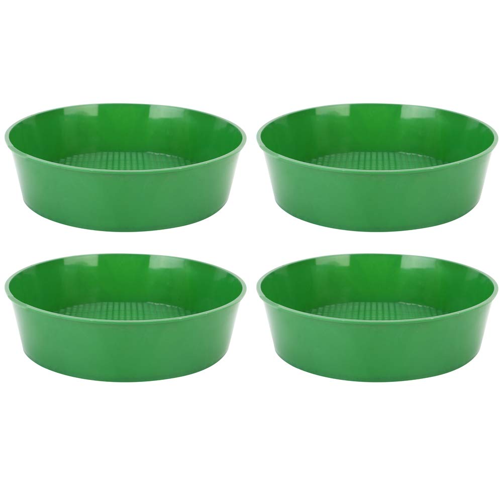 Premium Plastic Gardening Sieve - Fine Mesh Soil Sifter for Filtering Sand, Compost & Seeds | Perfect for Gardeners, Landscaping & Potting Soil Preparation