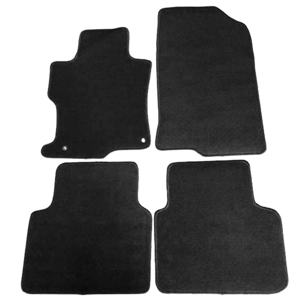 FREEMOTOR802® Premium Nylon Car Floor Mats for 2008-2012 Honda Accord Sedan - 4PCS Black Non-Slip Custom Fit Floor Liners | Durable Interior Accessories for All-Weather Protection & Easy Cleaning | Perfect for Daily Commute, Road Trips & Family Travel