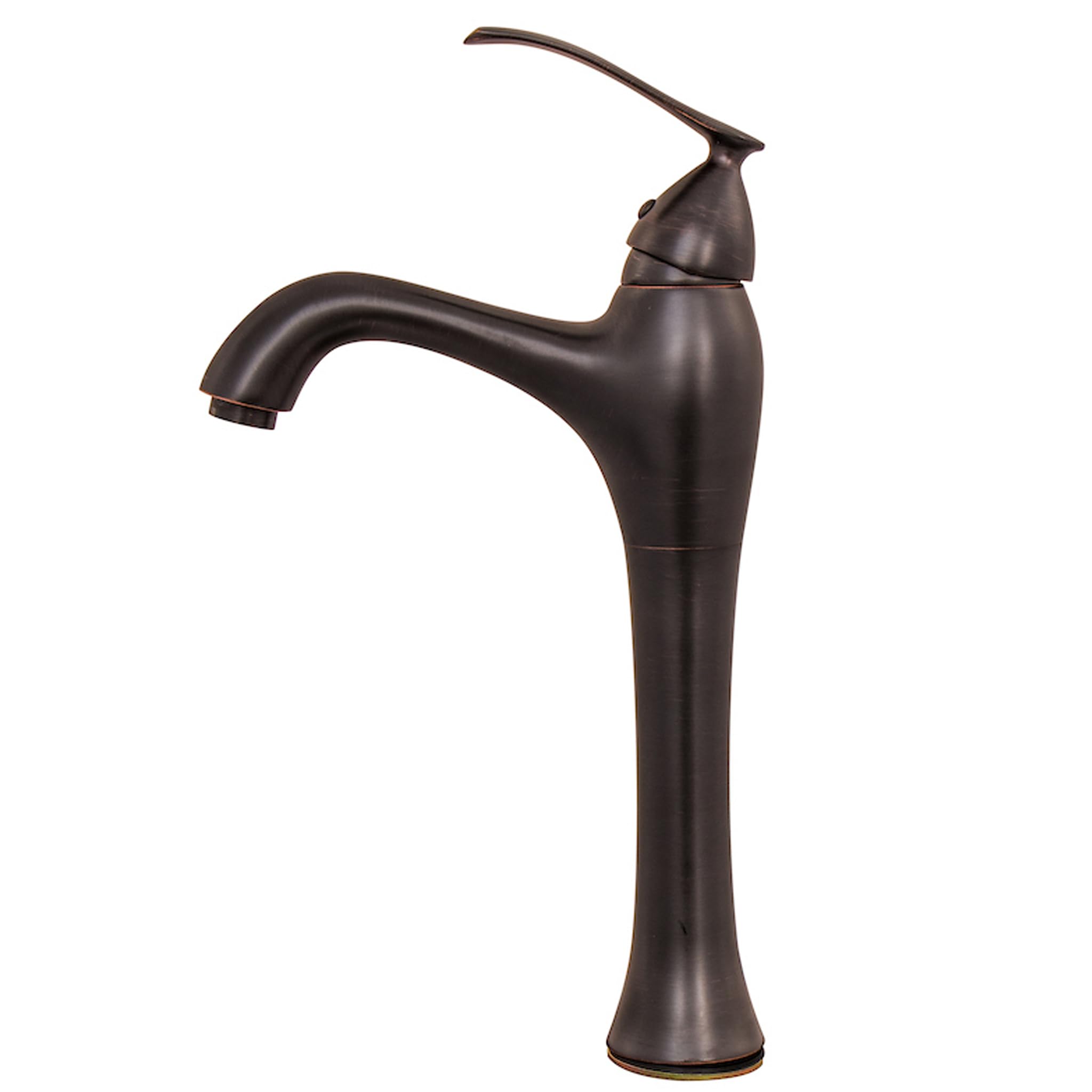 Novatto TRADITIONAL Single Lever Vessel Faucet - Oil Rubbed Bronze Finish for Bathroom Sink, Vanity, or Powder Room - High-Quality Brass Construction with Smooth Handle Operation