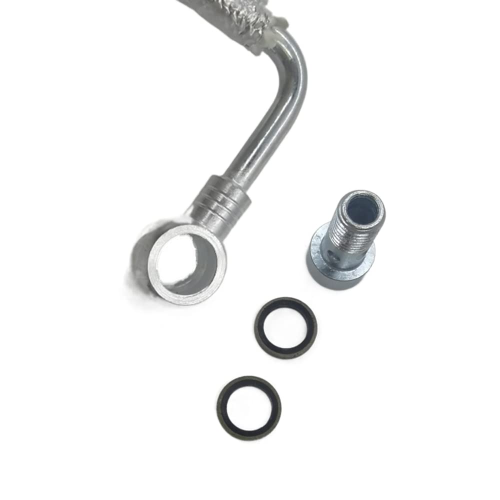 DSkoiph Turbo Oil Feed Pipe Tube 55592600 25198546 - Compatible with Chevy Cruze, Sonic, Trax & Buick Encore - High Performance Replacement Part for Engine Oil System - Perfect for Turbocharger Maintenance & Repair