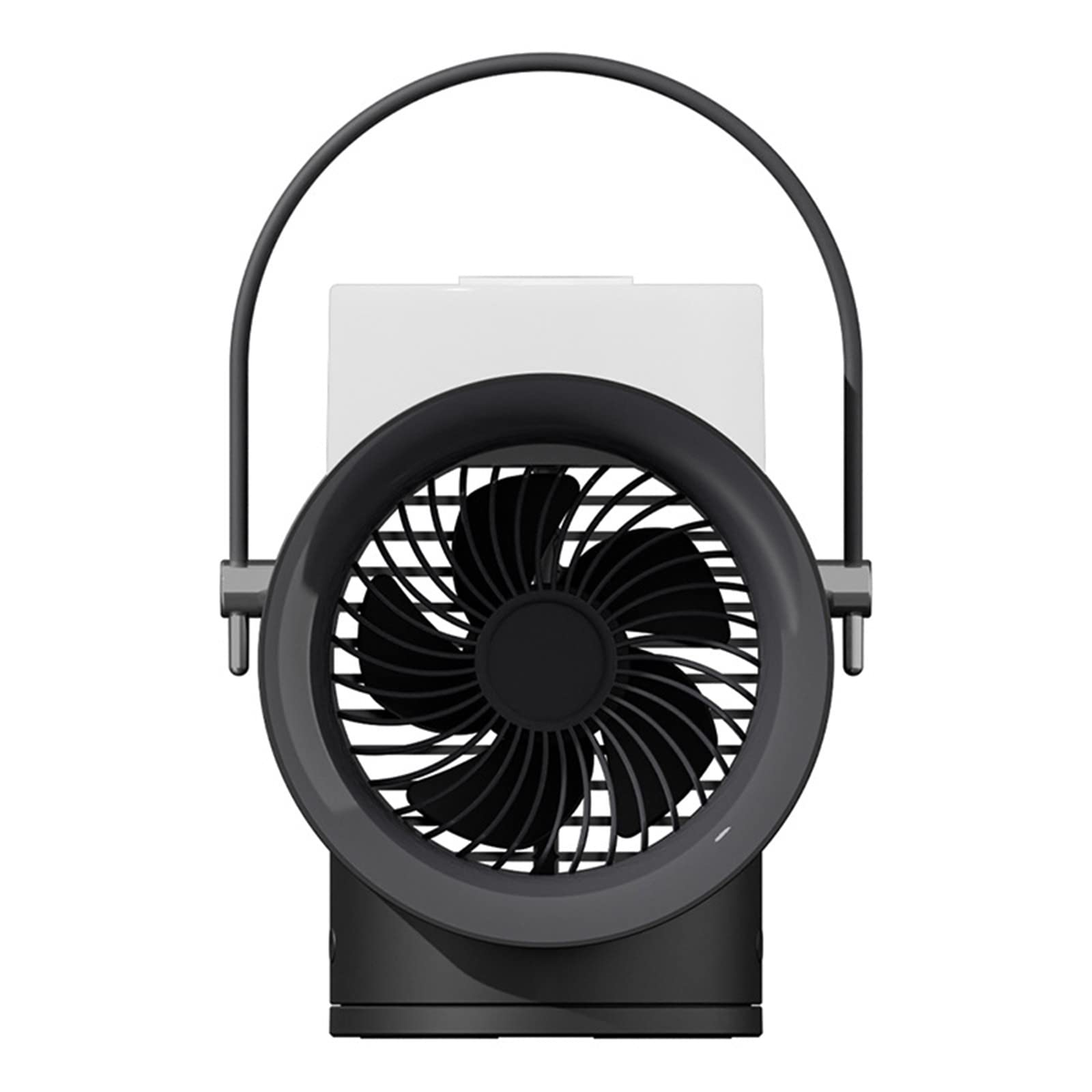 Bilukmi Portable Humidifying Fan - Personal Air Cooler for Bedroom, Office, Dorm & Desktop | Quiet Cooling Fan with Water Tank | Perfect for Summer, Study & Sleep (Black)