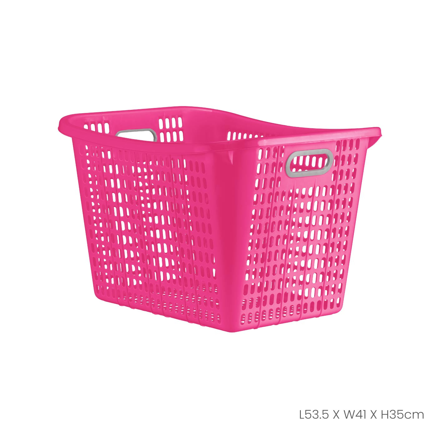 Large Foldable Laundry Basket with Handles - Heavy Duty Collapsible Clothes Hamper for Laundry Room, Dorm, Bedroom - Space Saving Storage Organizer (4315)
