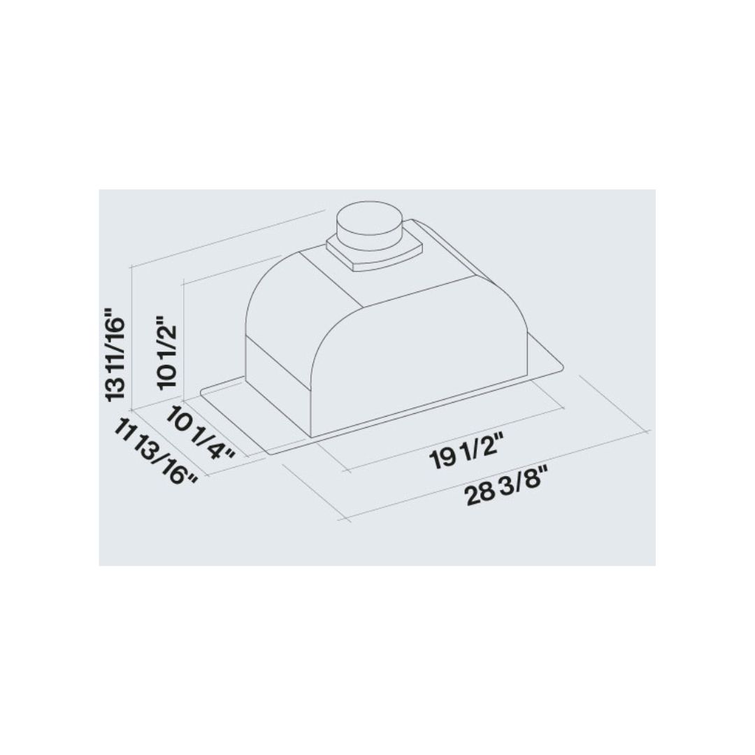 Falmec Sabina 280 CFM Stainless Steel Range Hood Insert - 30