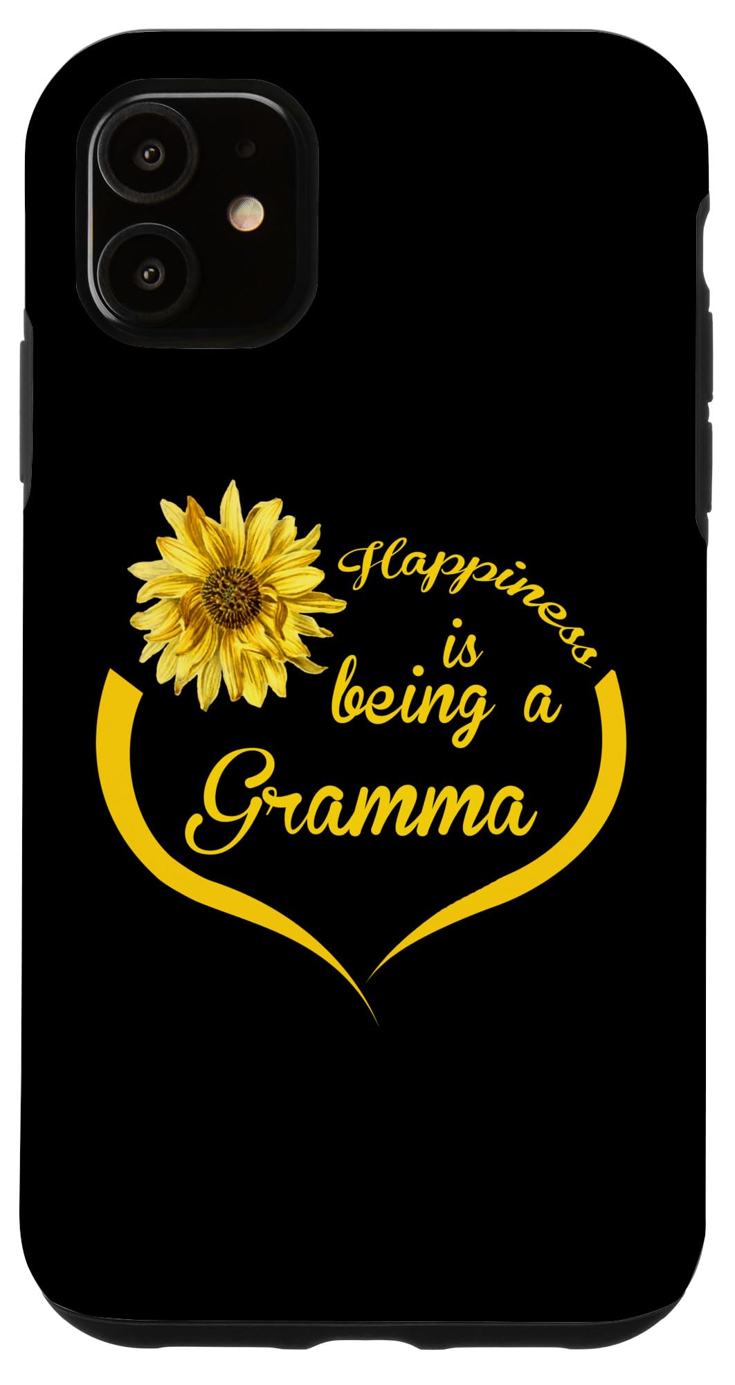 iPhone 11 Grandma Gift Case - Premium Protective Phone Cover for iPhone 11 with 'Happiness Is Being A Grandma' Design - Perfect Gift for Grandmothers, Mothers Day, Birthday & Family Celebrations