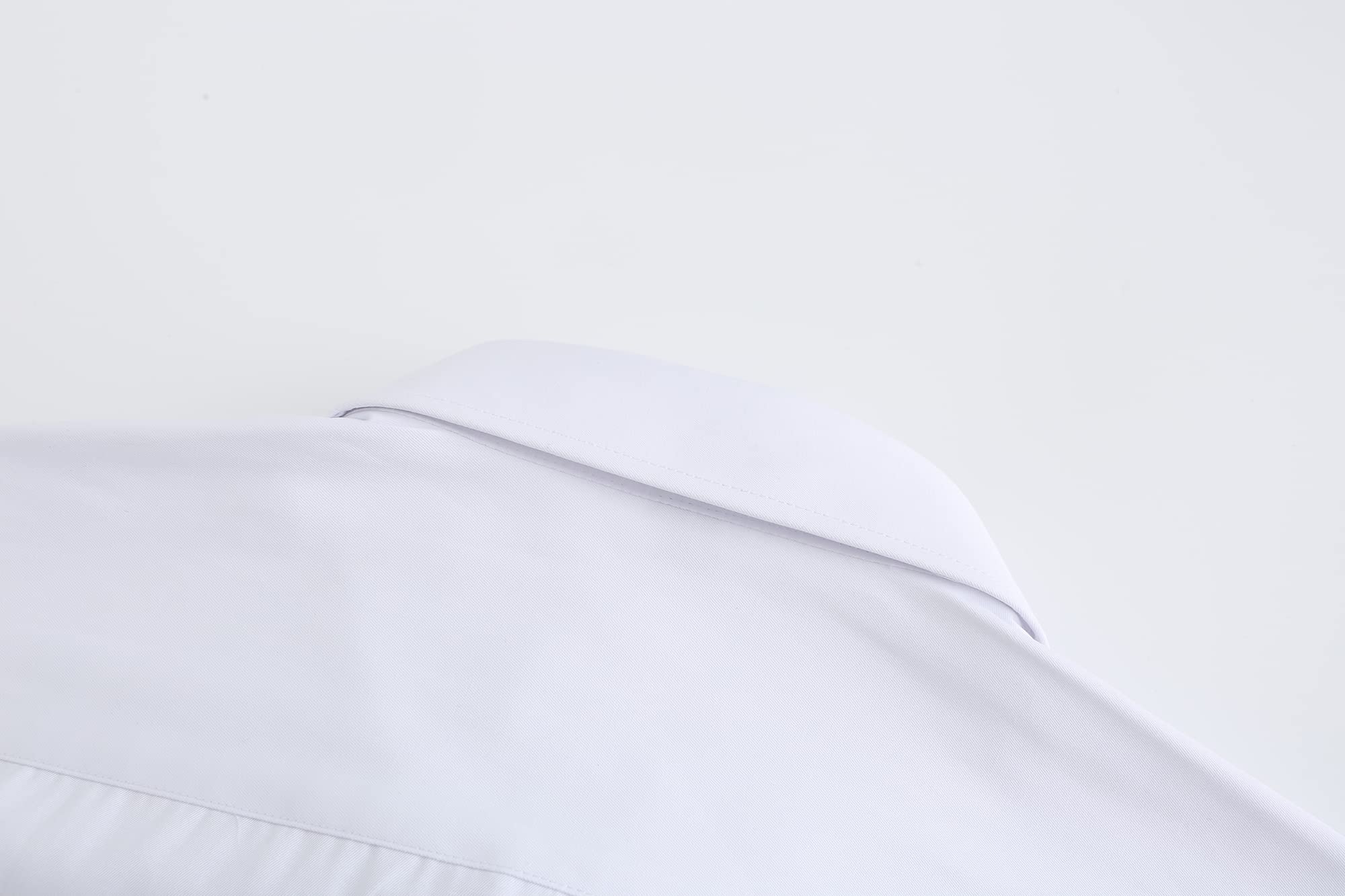 Wrinkle-Free Men's Long Sleeve Dress Shirts - No Iron Button Down Shirt with Pocket | Formal & Business Attire for Office, Interviews & Special Occasions