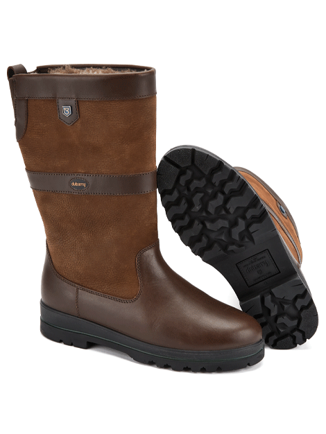 Dubarry Donegal Fur Lined Boots - Waterproof Winter Boots for Women, Comfortable & Warm Snow Boots with Sheepskin Lining - Perfect for Hiking, Snowy Weather & Outdoor Activities