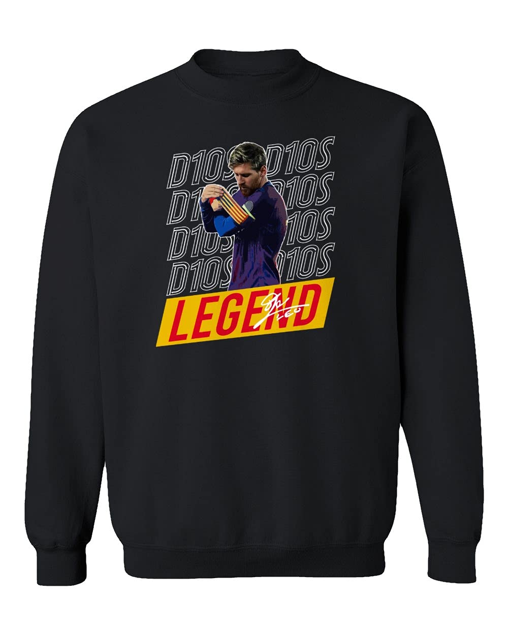 Barcelona FC Messi Farewell Captain Crewneck Sweater - Official Licensed Soccer Jersey for Men - Perfect for Match Day, Fan Events & Casual Wear