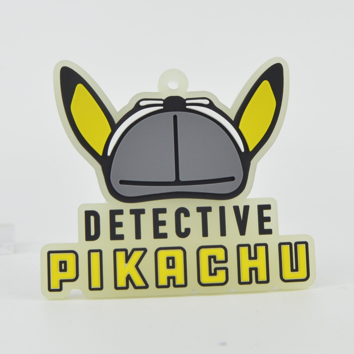 Pokemon Detective Pikachu Glow in The Dark Keychain - Neon Sign Ball Chain Keyring for Backpacks, Gifts, and Collectibles