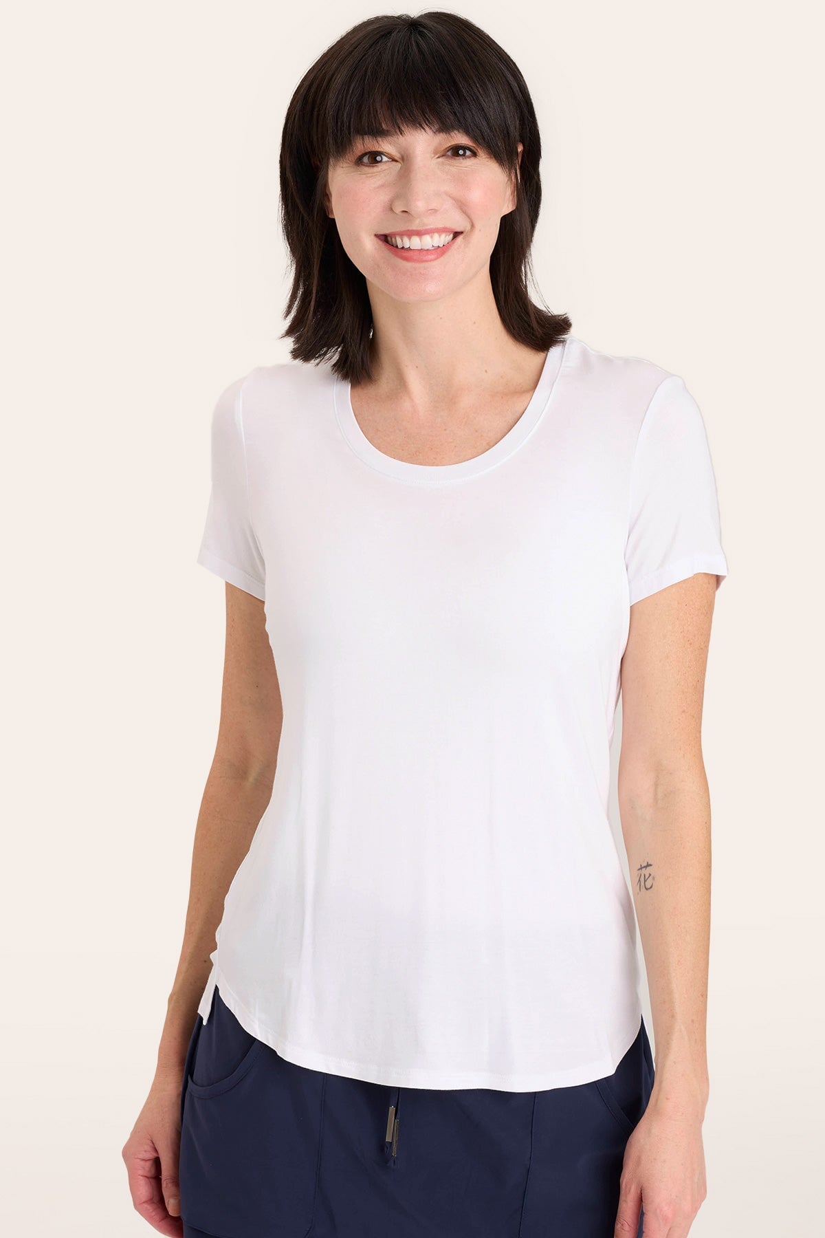Premium Authority Tee - Soft Cotton White T-Shirt for Men & Women | Casual Wear, Gym, Lounge & Everyday Comfort