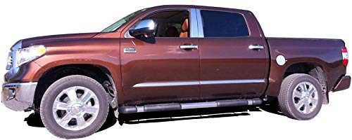 BRIGHTT-QA544783 Stainless Steel Grille Accent for 2007-2009 Toyota Tundra - 1PC Chrome Front Grille Cover for Enhanced Style & Protection | Perfect for Off-Roading, Car Shows & Daily Driving