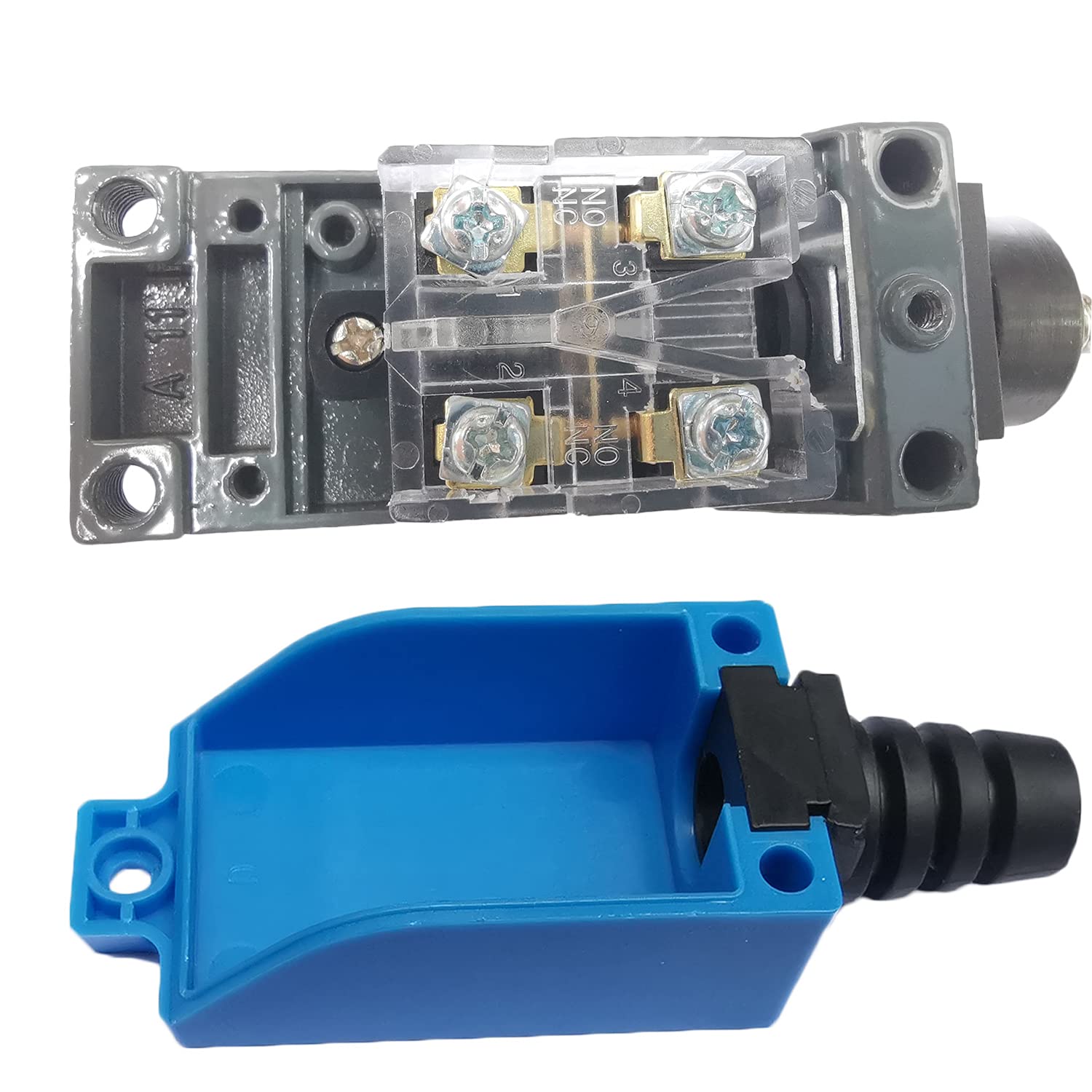 2PCS ME-9101 Momentary Limit Switch with Flexible Coil Spring Rod - NC/NO CNC Mill Laser Plasma Router Switch for Arduino Projects | Perfect for Industrial Automation & DIY CNC Machines