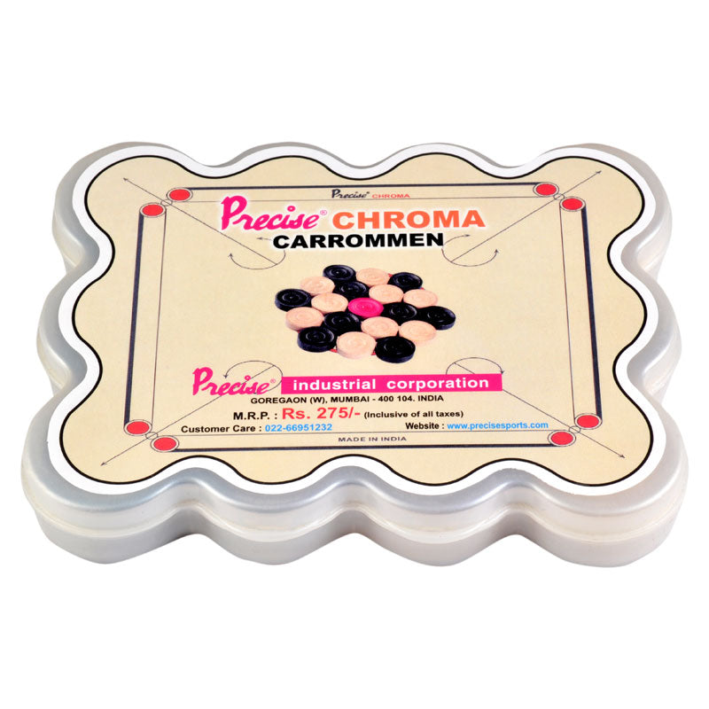 Premium Precision Chroma Carrom Coins Set - Professional Tournament Quality - Perfect for Family Game Nights & Competitive Play