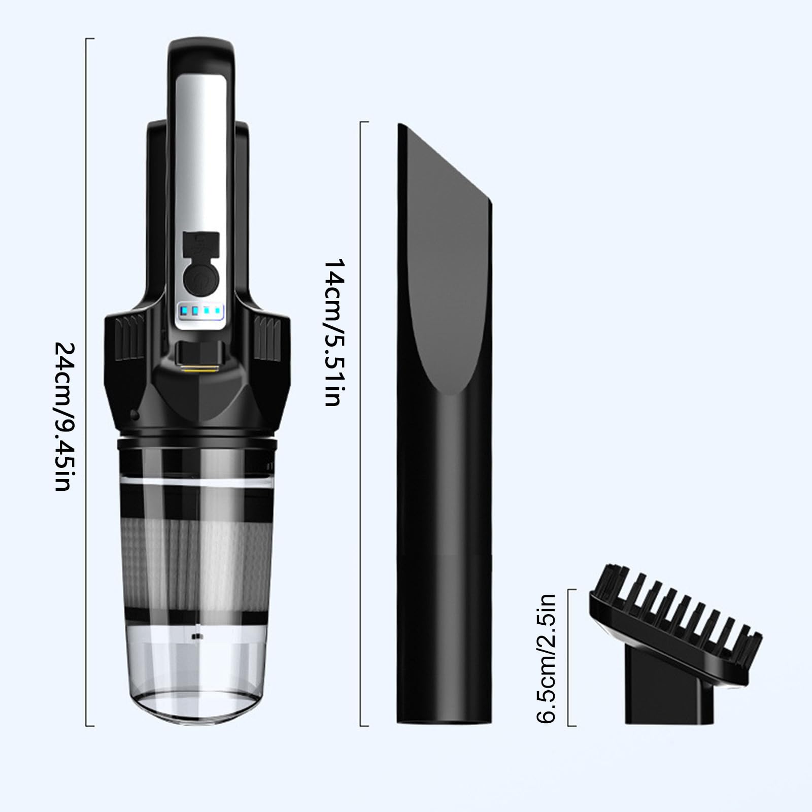 120W High Power Handheld Car Vacuum Cleaner - Wet & Dry with LED Light | Portable for Car, Home, Office & Pet Cleaning | Unclaimed Liquidation Pallets for Sale