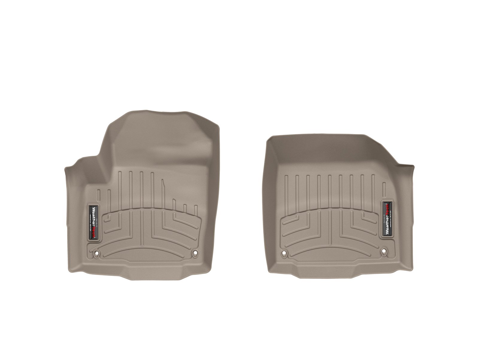 WeatherTech Custom Fit All-Weather Floor Mats for Cars & Trucks - 1st Row FloorLiner (Model 444041) | Durable Protection Against Mud, Snow & Spills | Perfect for Daily Commute & Road Trips