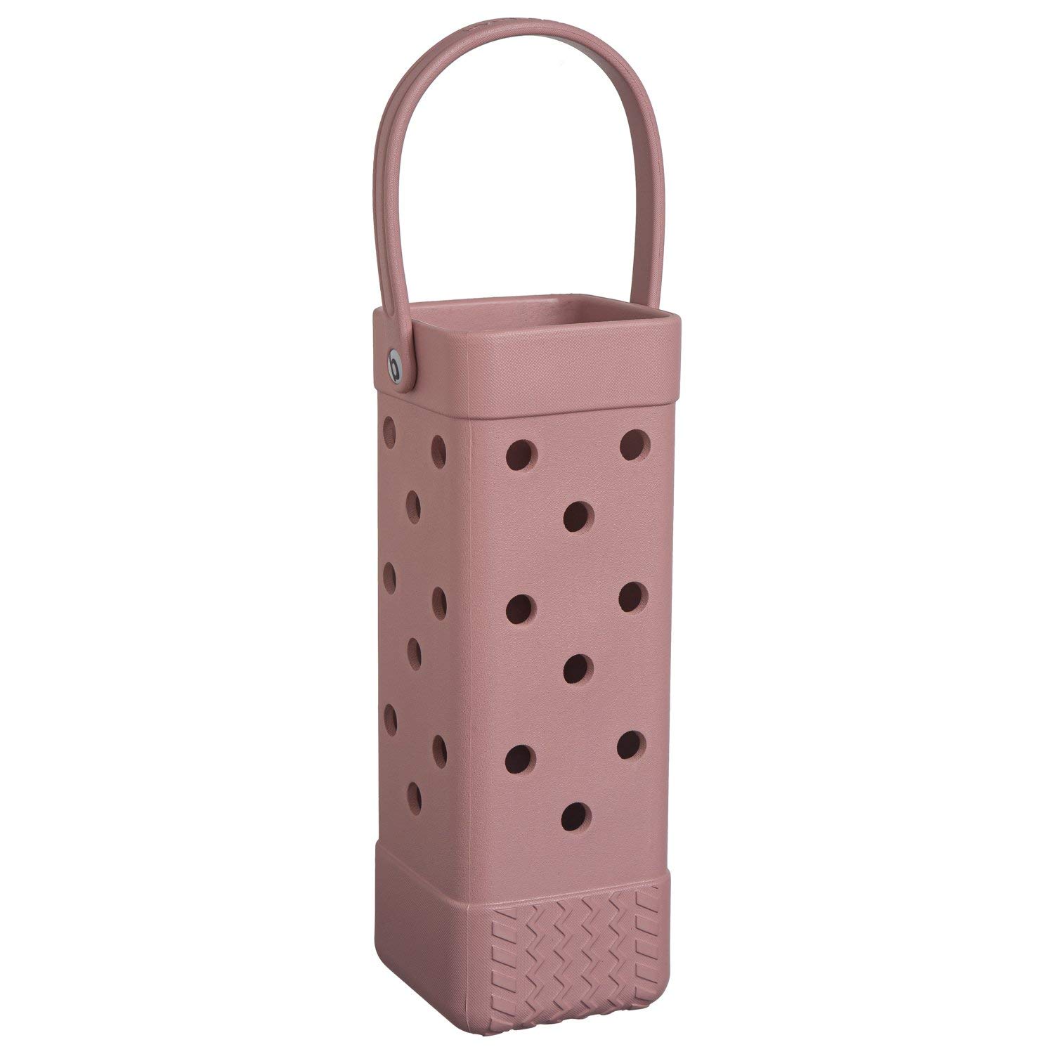 BYO Bogg Wine Tote Bag - Insulated Pink Wine Carrier for Picnics, Beach & Outdoor Parties | Blush Beauty Design for Women