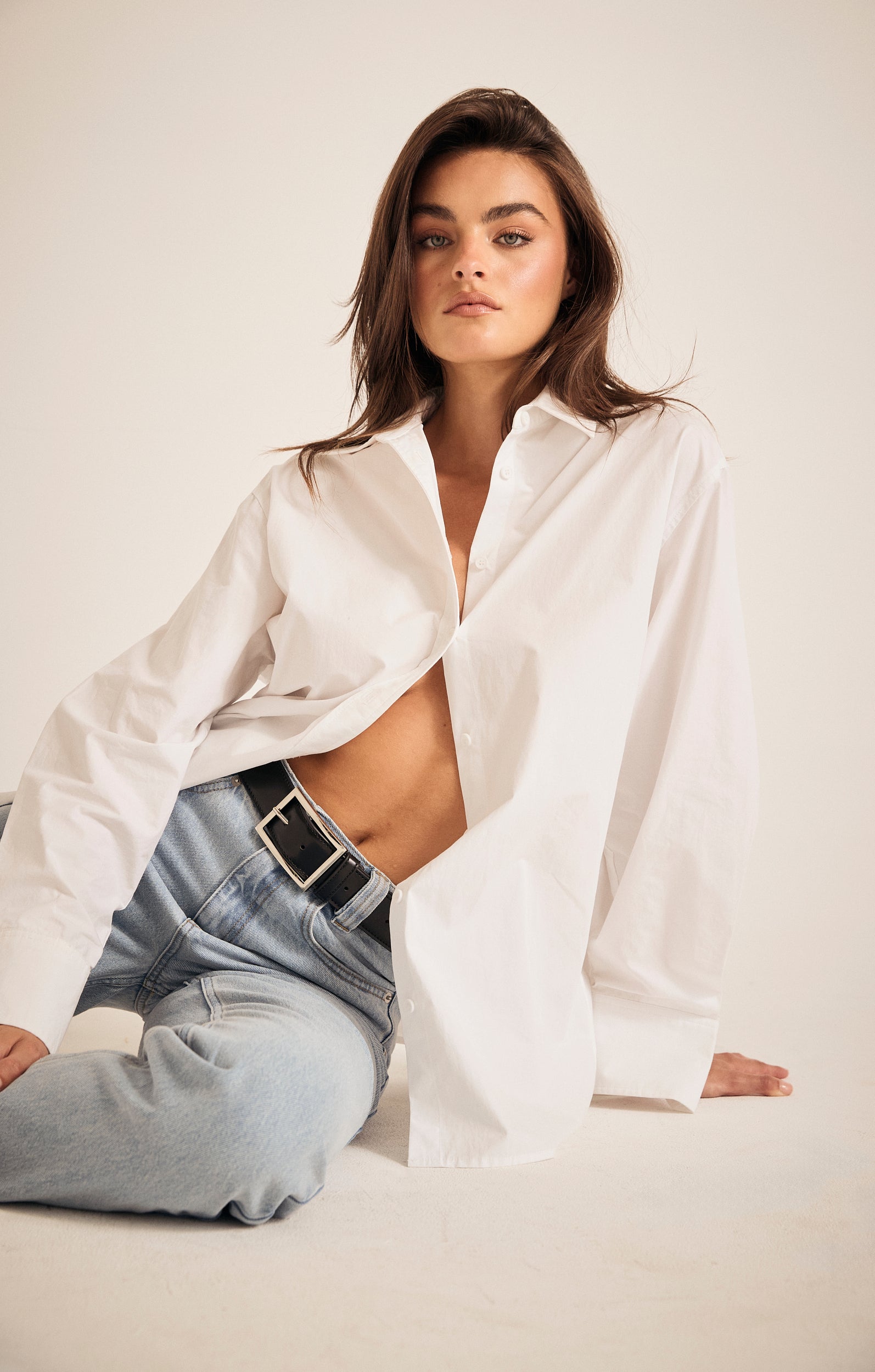 THE TESSA WHITE SHIRT - Premium Women's Button Down Shirt for Work & Casual | Classic Fit Office Blouse | Business & Everyday Wear