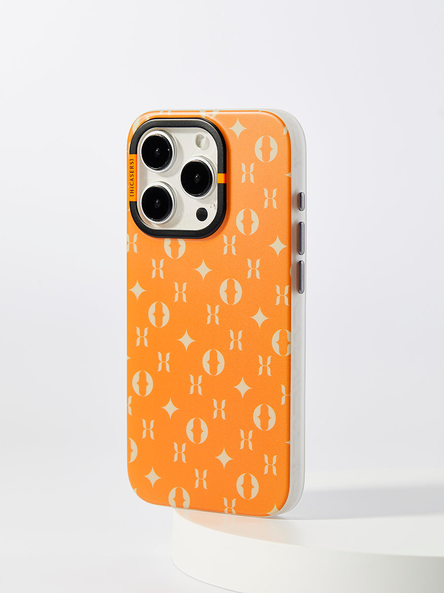 Custom Orange Logo Phone Case - Personalized Protective Cover for iPhone & Samsung - Perfect for Branding, Promotions & Gifts