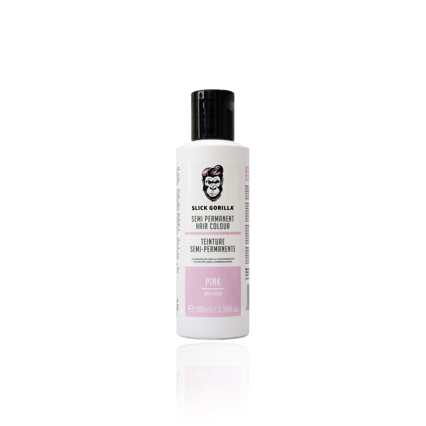 Slick Gorilla Semi-Permanent Pink Hair Color - Long Lasting Vegan Hair Dye for Vibrant Styles | Perfect for DIY Coloring, Special Events & Creative Looks