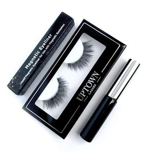 Premium Mink Magnetic Eyelashes - 5-Pair Natural Volume Lashes with Magnetic Eyeliner Set | Easy Application, Reusable False Eyelashes for Dramatic Eye Makeup | Perfect for Parties, Weddings & Special Occasions