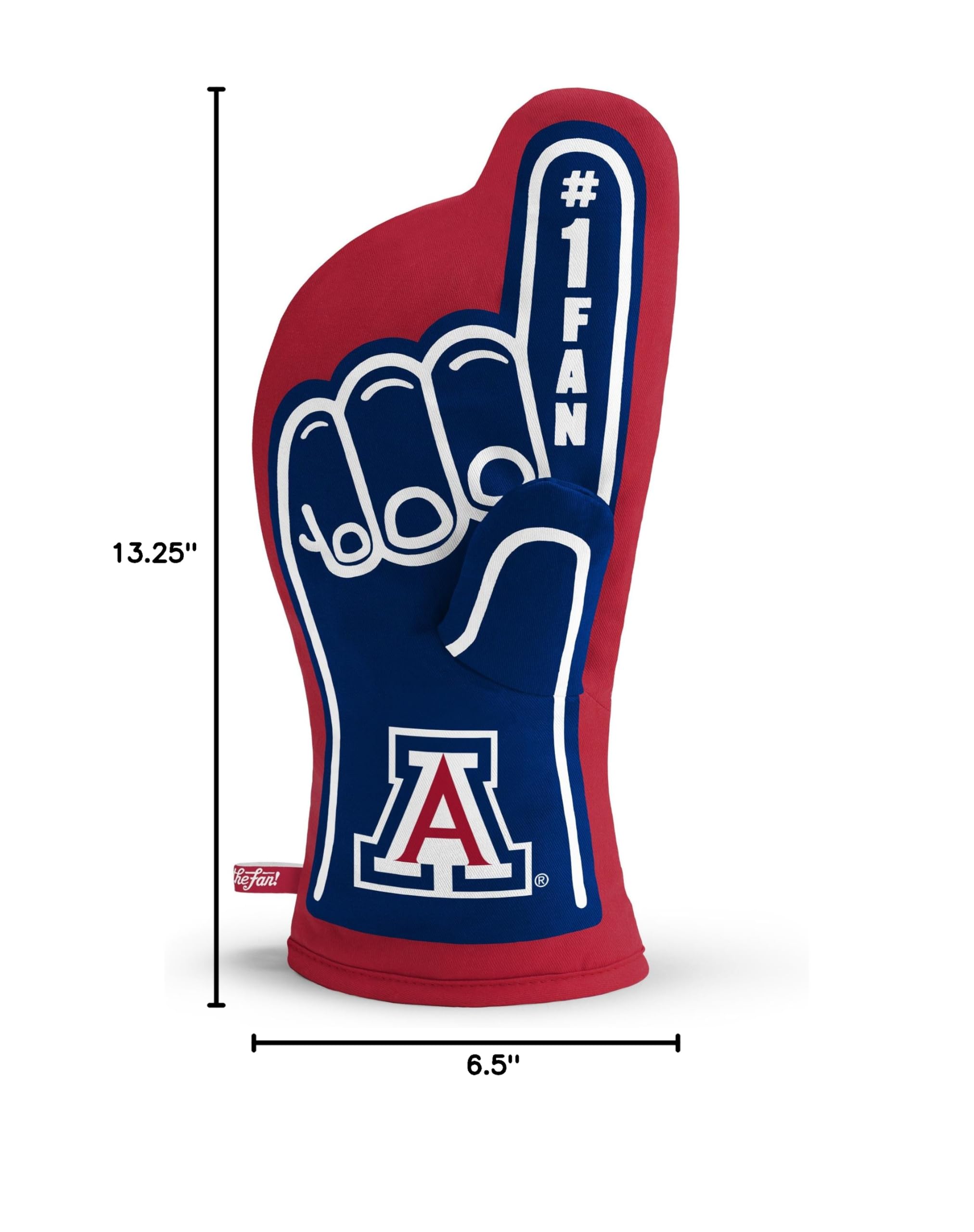 YouTheFan NCAA #1 Oven Mitt - Heat Resistant Kitchen Glove for Baking, Grilling & Cooking - Perfect for College Sports Fans & Home Chefs