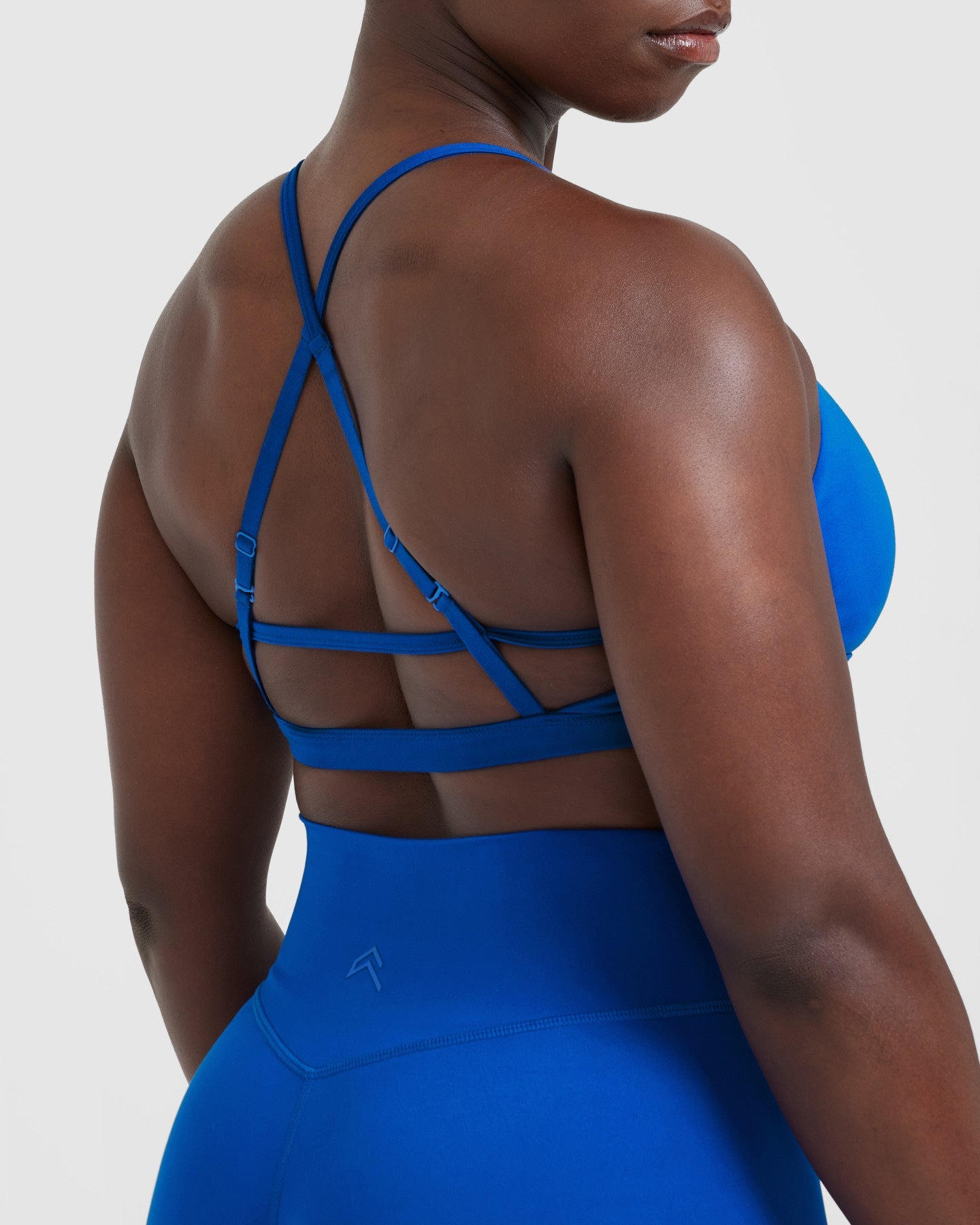 Timeless Strappy Bralette in Cobalt Blue - Comfortable Wireless Lingerie for Everyday Wear | Perfect for Yoga, Lounge & Layering Under Clothes