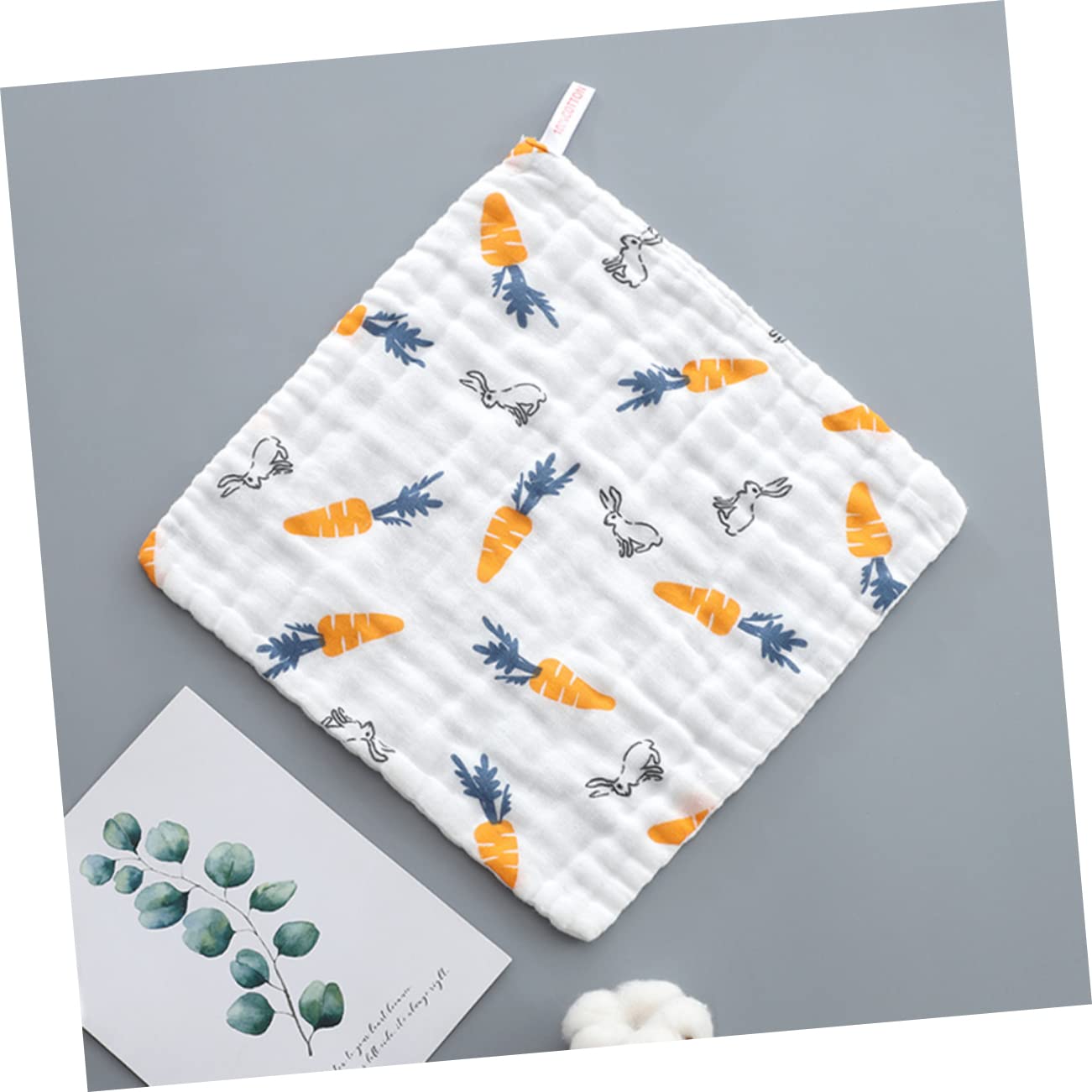 HEMOTON 18-Piece Face Towel Set - Soft Washcloths & Bibs for Babies, Adults, and Daily Use | Perfect for Bathing, Makeup Removal, and Mealtime Protection