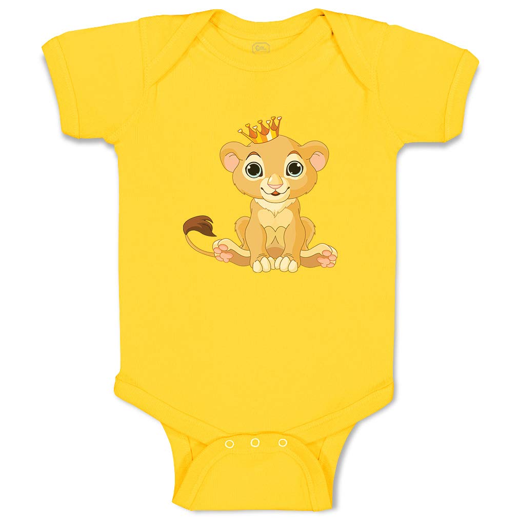Custom Baby Lion Animal Bodysuit - Funny Cotton Baby Clothes for Boys & Girls - Perfect for Newborn Photoshoots, Birthday Parties & Everyday Wear