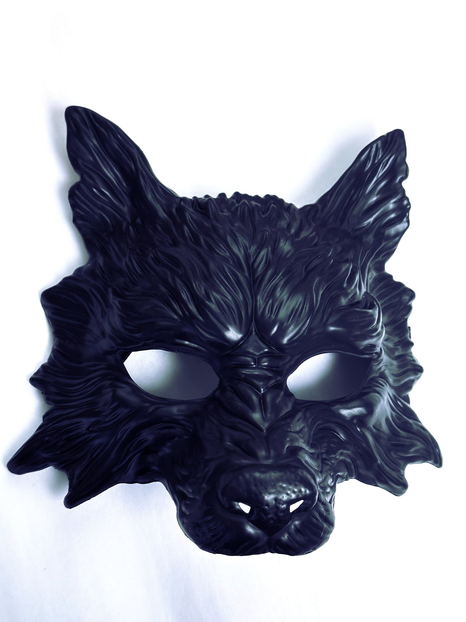 Realistic Werewolf Mask - Black Halloween Costume Accessory for Cosplay, Horror Parties & Scary Events