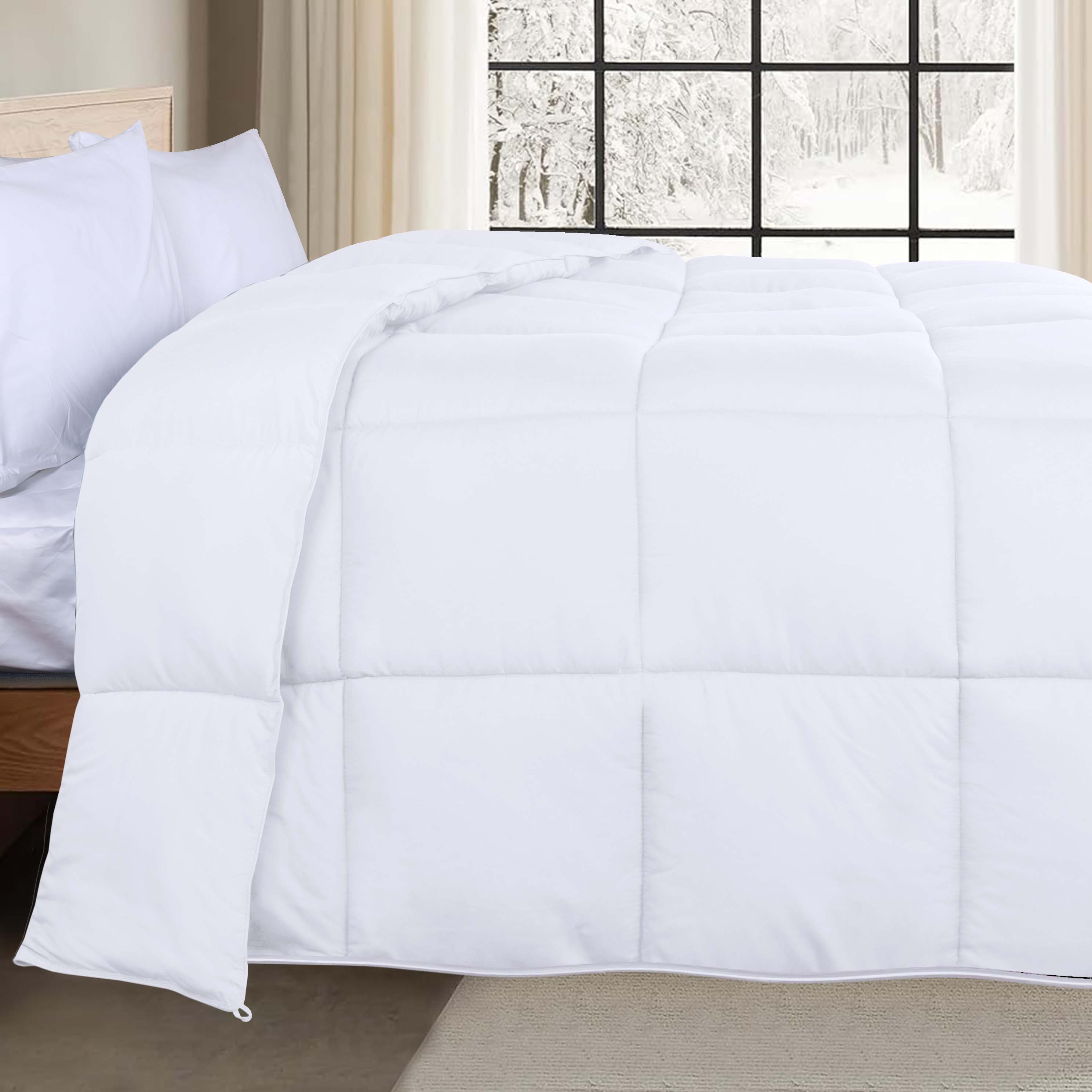 Luxury Brushed Microfiber Reversible Comforter Set - Ultra Soft Bedding for All Seasons - Perfect for Master Bedroom, Guest Room & Dormitory