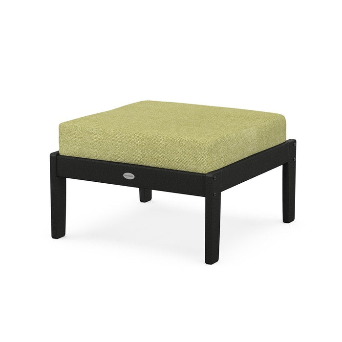 POLYWOOD Braxton Deep Seating Ottoman - Outdoor Patio Furniture with Weather-Resistant HDPE Material - Perfect for Poolside, Deck, or Garden Relaxation