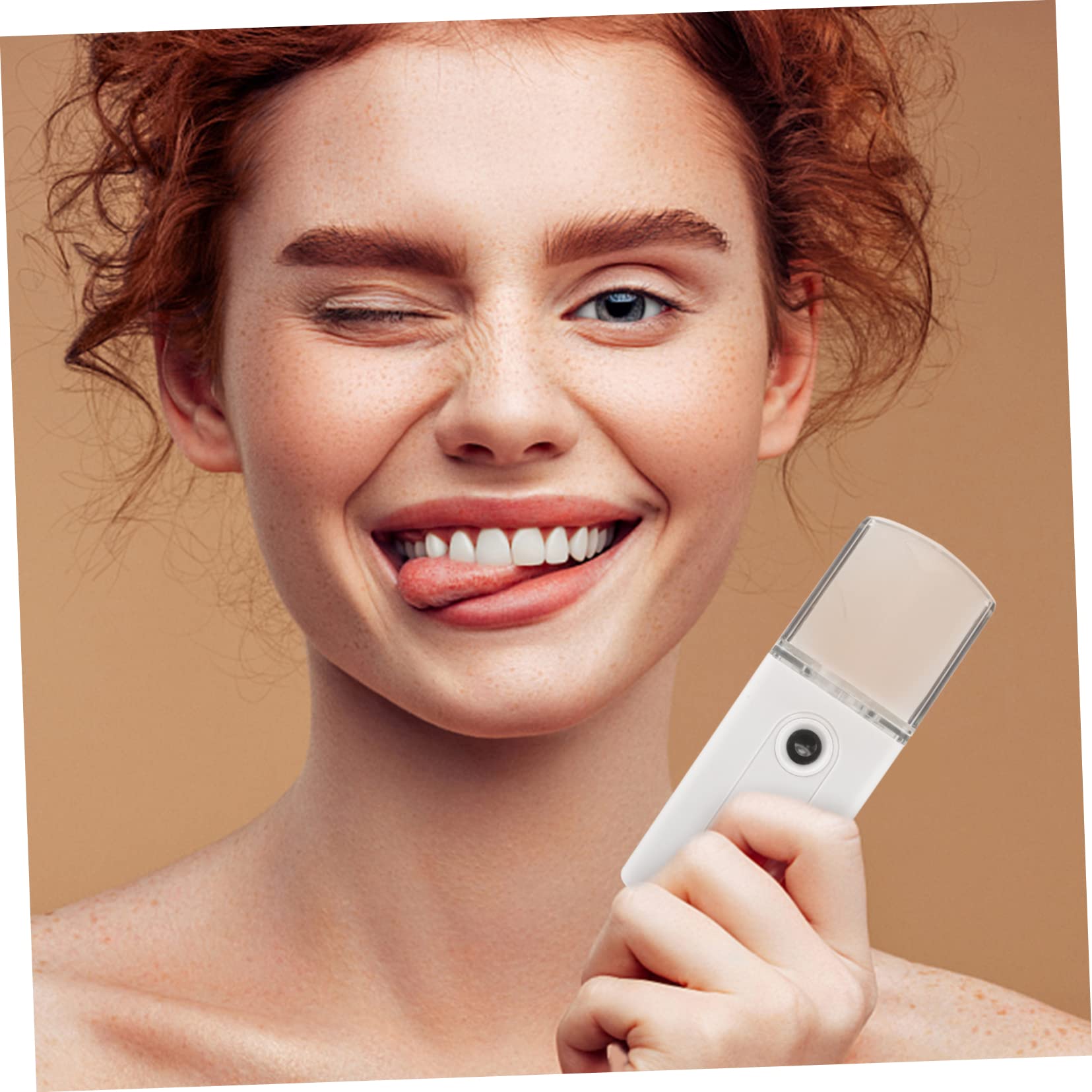 PLAFOPE Portable Facial Steamer for Women - Hydrating Mist Sprayer with Thermal Technology, Mini ABS Beauty Instrument for Salon & Home Use | Perfect for Skin Hydration, Spa Treatments & Relaxation