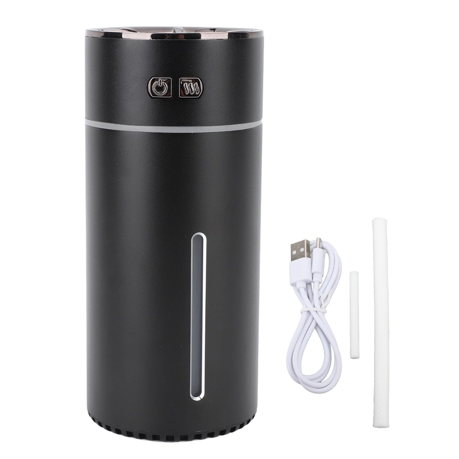 300ml Smart Car Air Freshener & Aromatherapy Diffuser - Portable Dual Nozzle Humidifier with 3 Spray Modes & Colorful LED Lights for Home, Car, Office (Black) | Perfect for Relaxation, Stress Relief & Creating Fresh Ambiance
