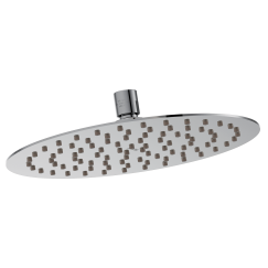Moen S1001 10-Inch Round Flat Thin Rainshower Shower Head in Chrome Finish - Perfect for Spa-Like Bathroom Experience & Water-Saving Luxury Showers