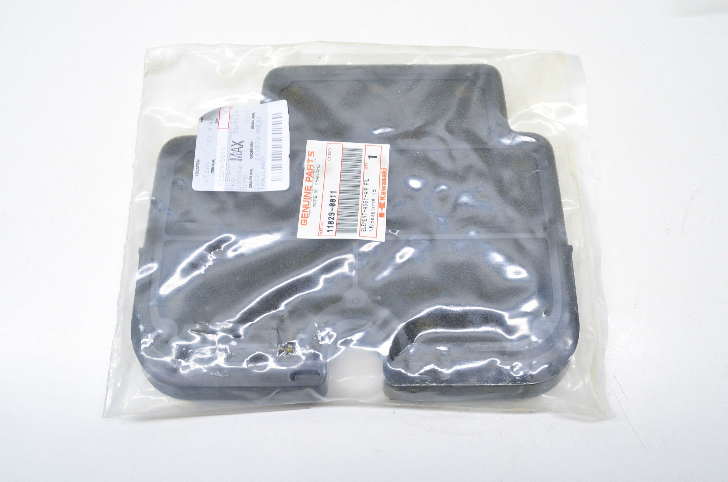 Kawasaki OEM Air Filter for Ninja EX650 (2009-2011) - Part #11029-0011 | High-Performance Replacement Air Filter for Motorcycle Maintenance & Off-Road Riding