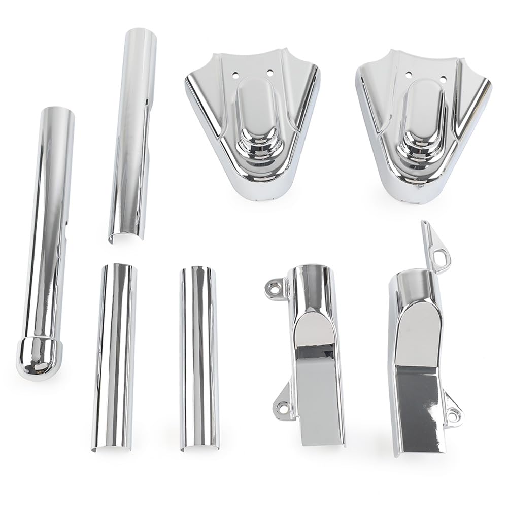 Chrome Rear Swingarm Covers & Phantom Axle Covers for Harley Softail 2000-2007 - Motorcycle Custom Parts for Enhanced Style & Protection on Cruiser Bikes