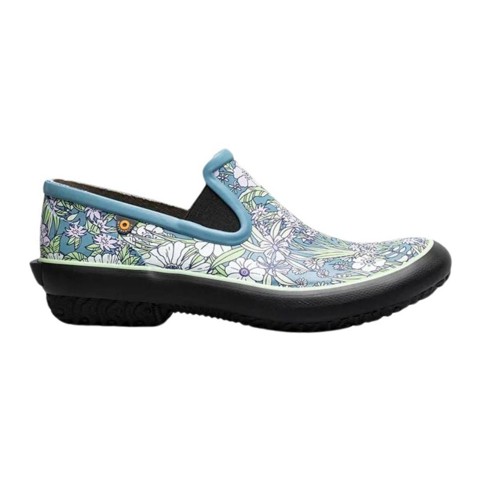 BOGS Women's Slip-On Floral Patch Shoes - Comfortable & Stylish Casual Footwear for Walking, Gardening, and Outdoor Activities