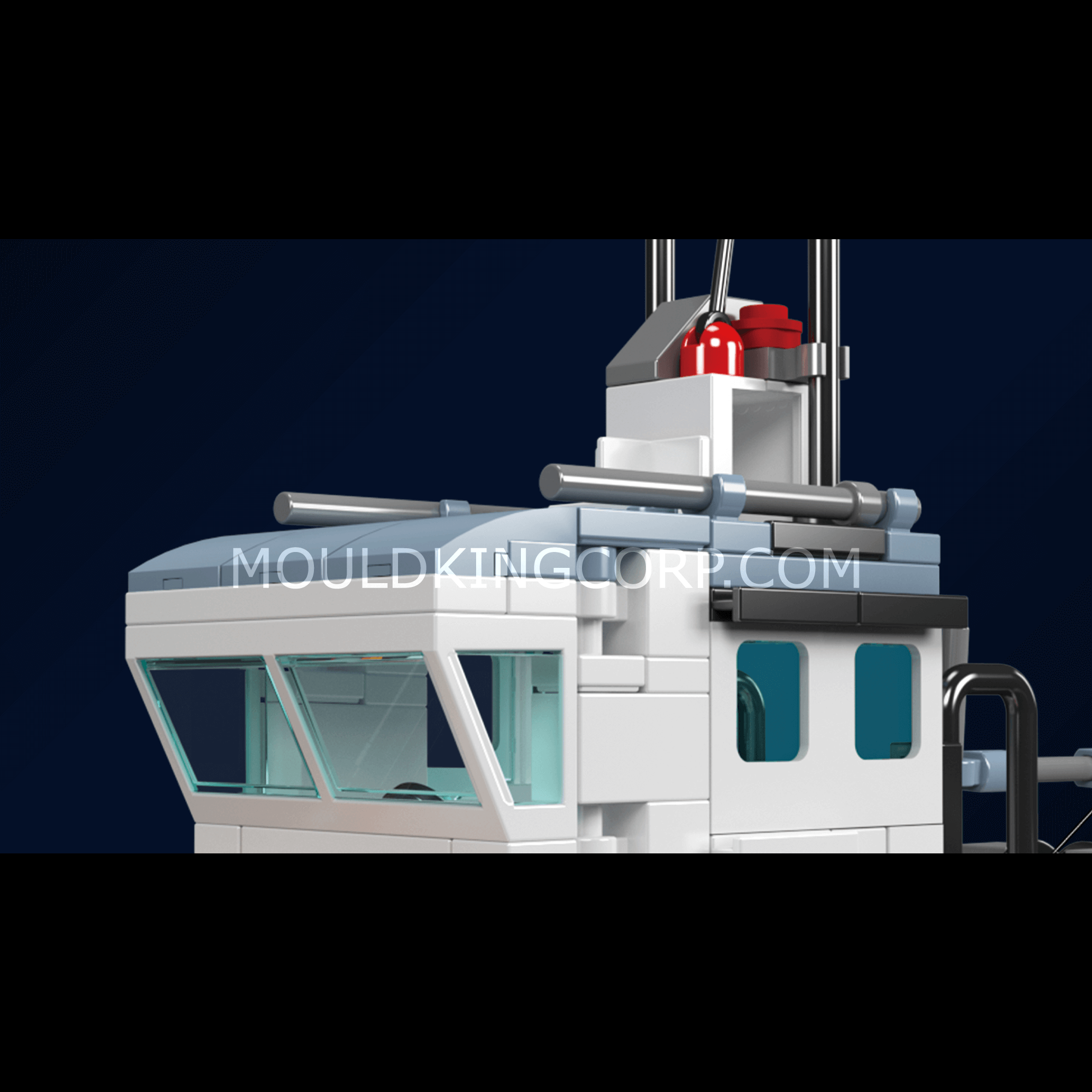 Mould King 10083 Fishing Boat Building Set - 420 Piece Model Ship Kit for Adults & Kids | Creative STEM Toy for Collectors, Birthday Gifts & Home Decoration | Perfect for Ocean-Themed Play & Display