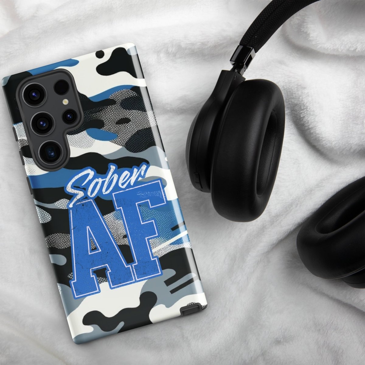 Camo Courage Samsung Tough Case - Durable Protective Cover for Samsung Phones - Perfect for Outdoor Adventures & Military Style