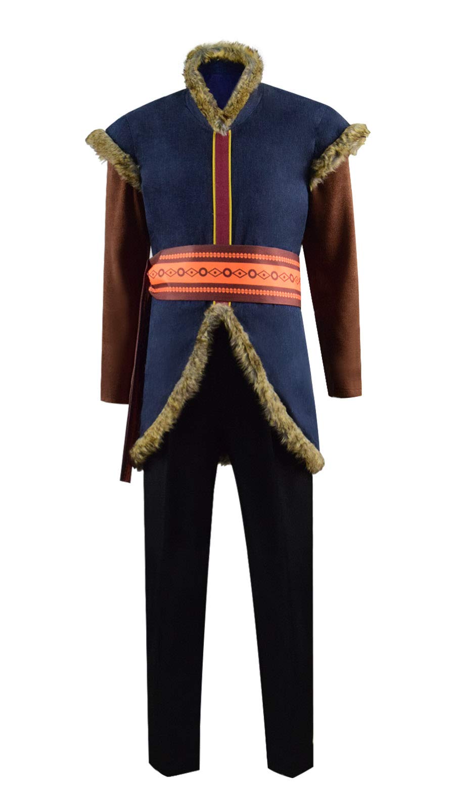 Kristoff Costume for Adults & Kids - Full Set Jumpsuit Outfit for Halloween Cosplay & Disney Frozen Theme Parties