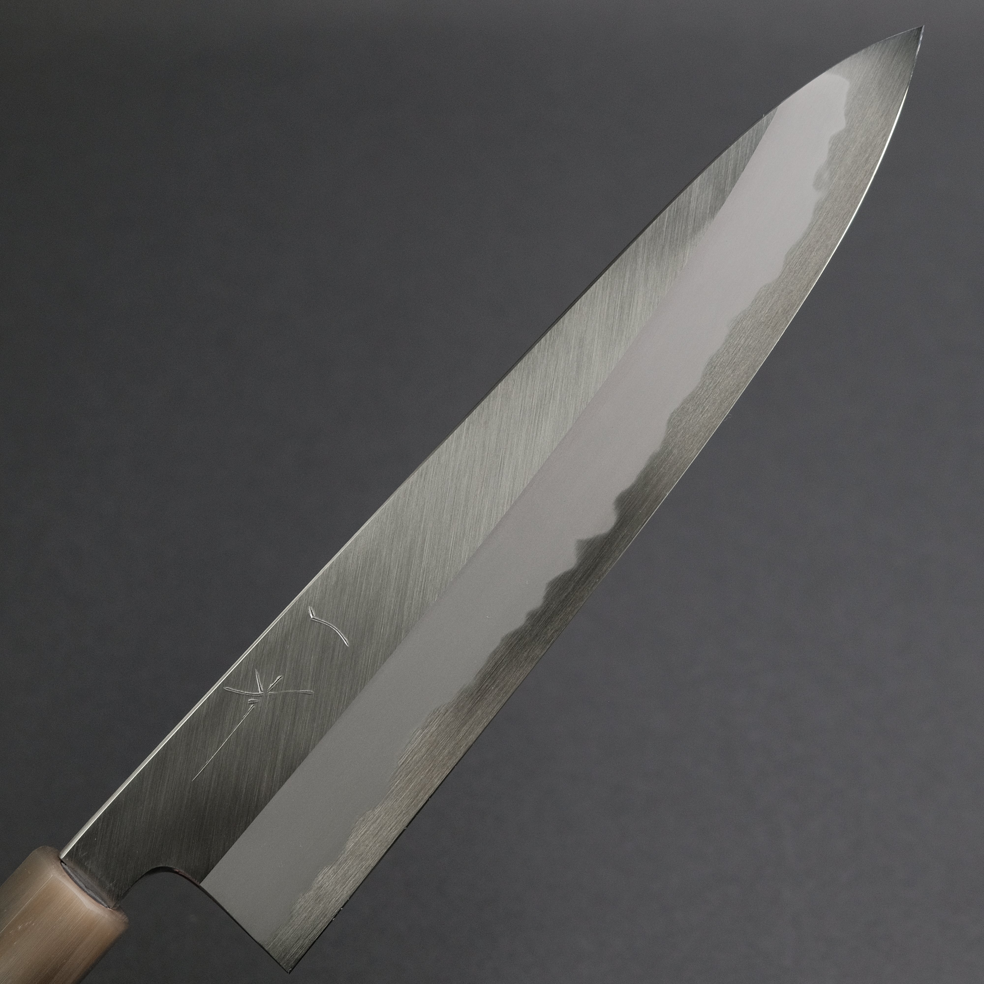 Hitohira Tanaka Kyuzo Blue #1 Migaki Gyuto 240mm Japanese Chef Knife - Taihei Makassar Ebony Handle - Perfect for Sushi, Meat Slicing & Professional Kitchen Use